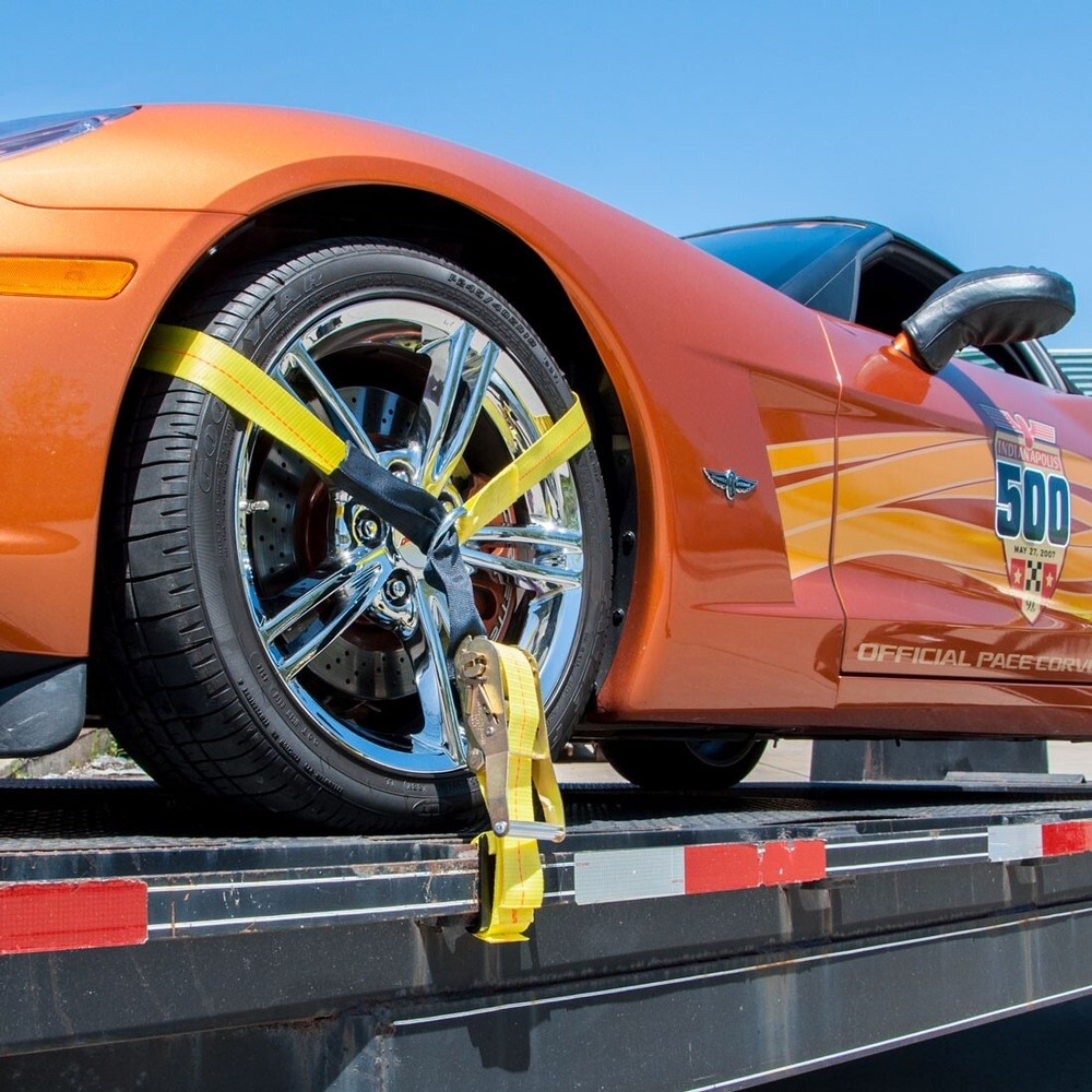 VULCAN Economy Car Tie Down Kit (Flat Hook)