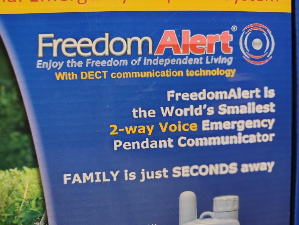 LogicMark Freedom Alert Fall w/ DECT Emergency Communicator ~ Model 35511