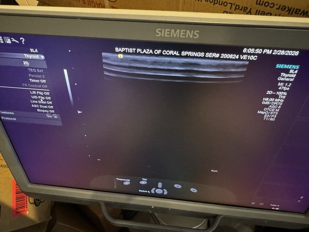 Siemens Acuson 9L4 Multi-D Transducer Probe