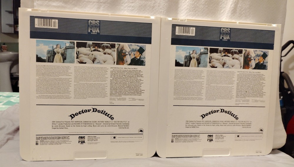 Doctor Dolittle CED ( 2 disc) 1967