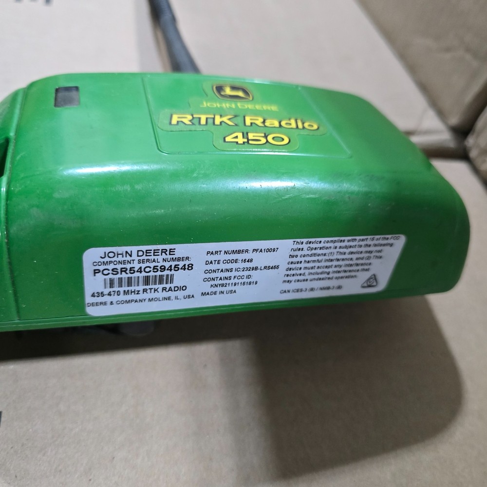 John Deere Starfire 450mhz RTK
