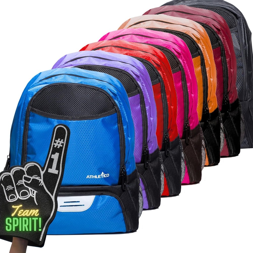 Multi-Sport Backpack with Ball and Cleat Compartment