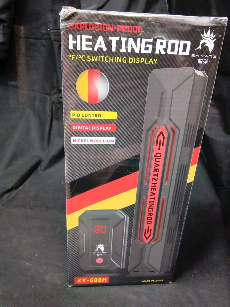 Fish Tank Heating Rod ZY688H. Explosion-Proof. F/C Display