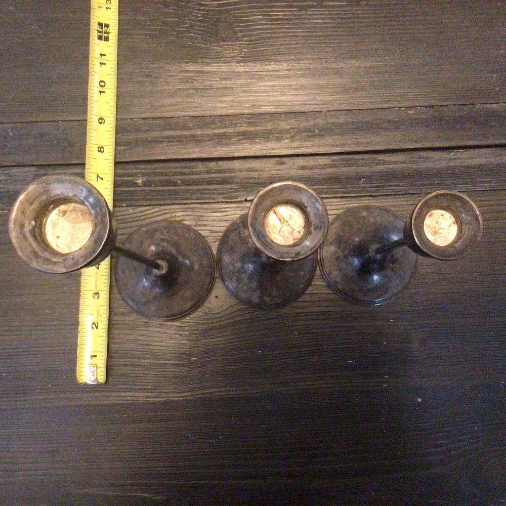 Sterling Silver Candlestick Set