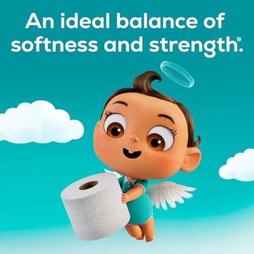 Angel Soft Toilet Paper, 16 Mega Rolls = 64 Regular Rolls, Assorted Sizes
