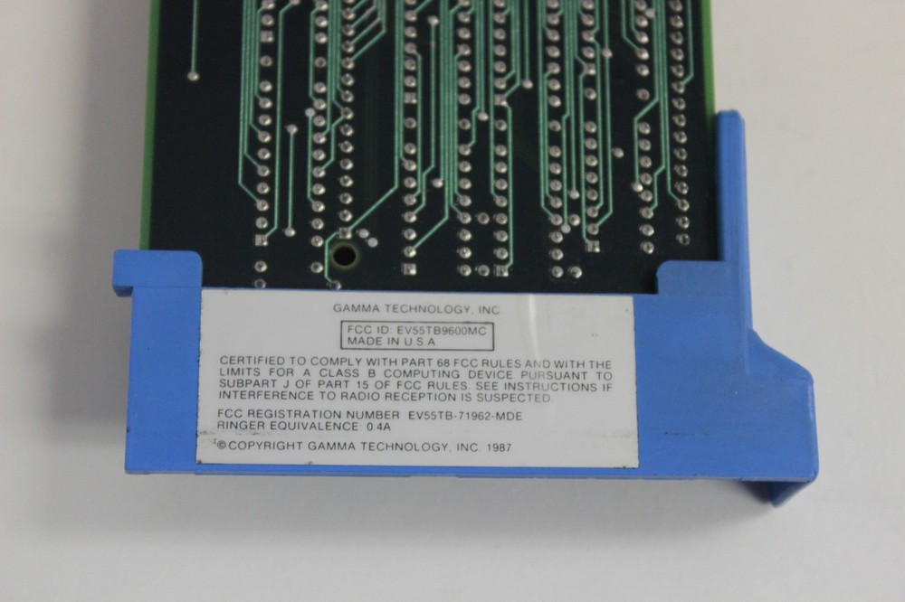 GAMMA TECHNOLOGY 1710-4 MCA MICRO CHANNEL ADAPTER BOARD