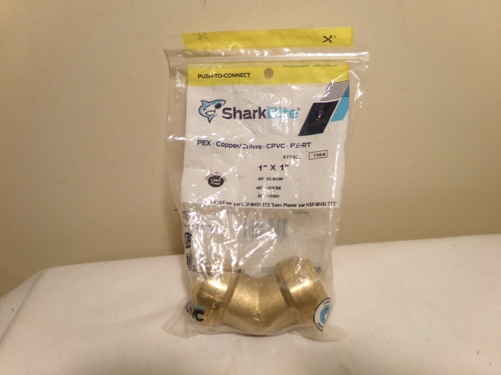 SharkBite 972620 Elbow  1" x 1"  45 degree