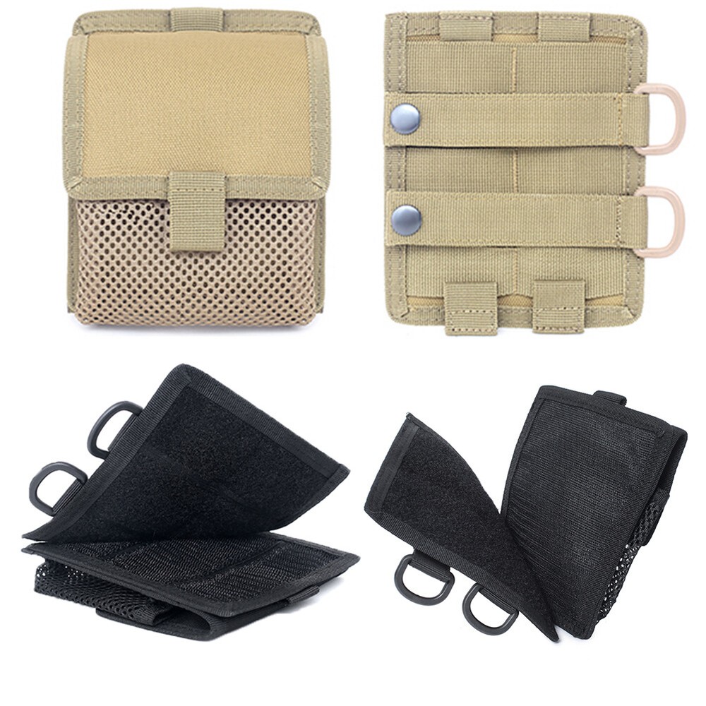 Tactical Multi-Purpose Affix Adapter Pouch Portability Mesh Backpack Accessories