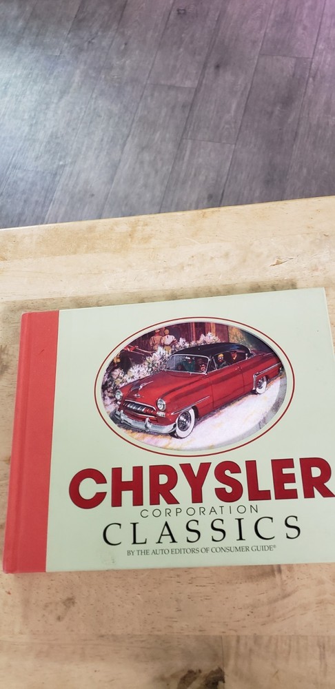 Chrysler Corporation Classics Hardcover Book.