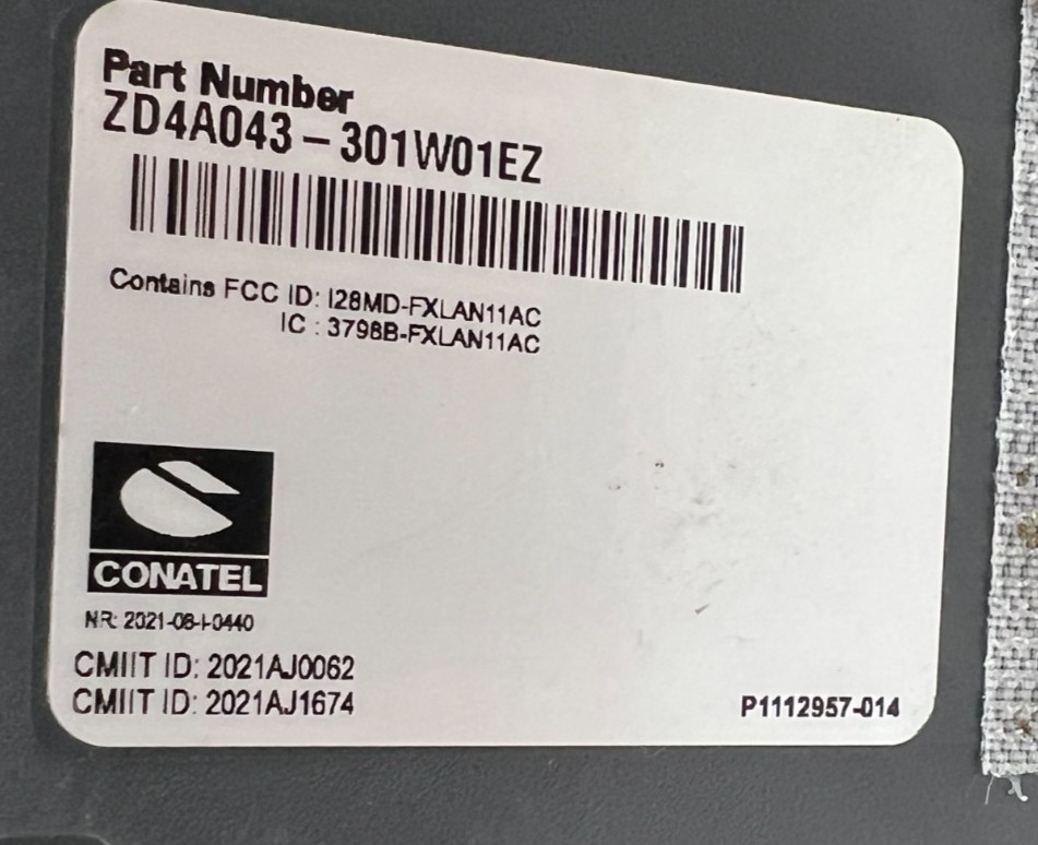 ZEBRA ZD421 PRINTER W/POWER SUPPLY PRINT WIDTH 4"