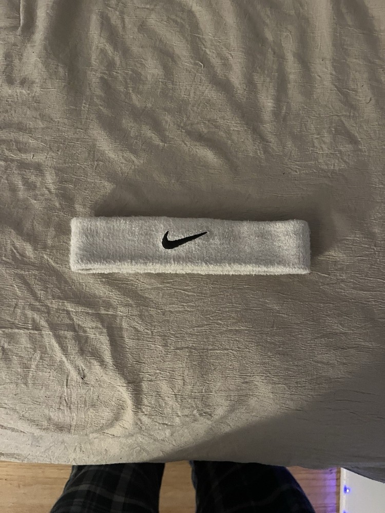White Nike Headband