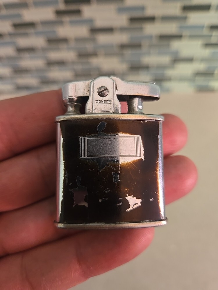 OLD VTG COLLECTIBLE RONSON CIGARETTE LIGHTER UNTESTED