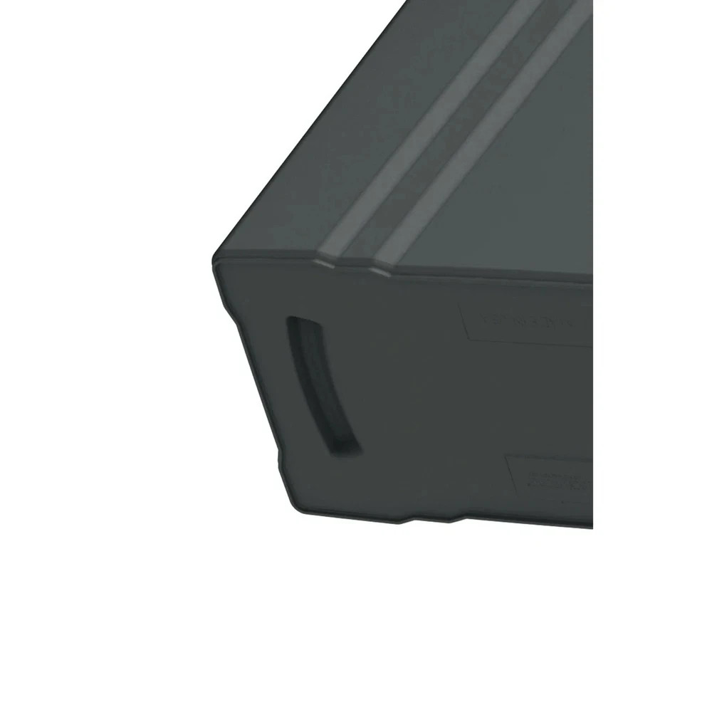 (2 pack) 23 Gallon Heavy Duty Plastic Narrow Tall Garbage Container for Kitchen