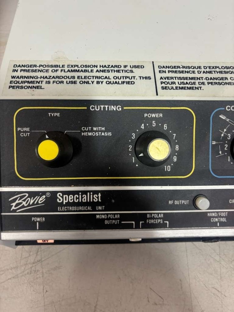 Bovie Specialist Electrosurgical Unit Powers On