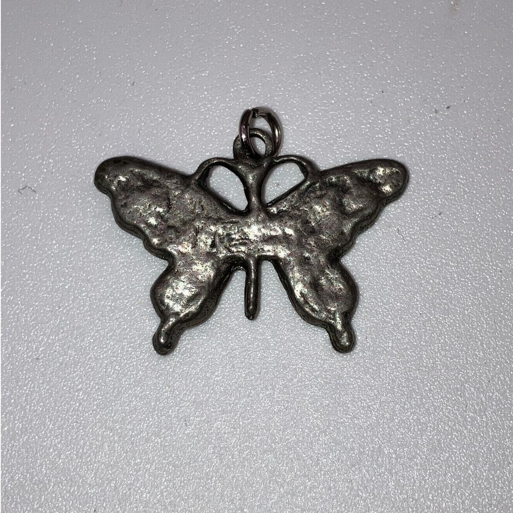 Purple Silver-Tone 1" Pendant!