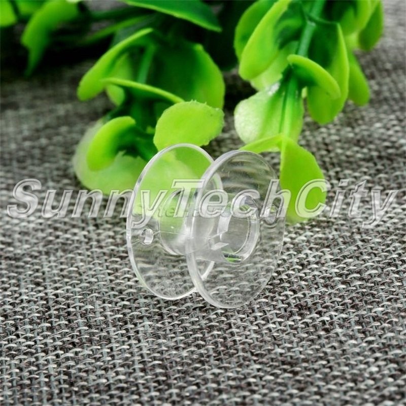 10X Clear Empty Thread Bobbin String Sewing Machine Spool for Sewing Machine