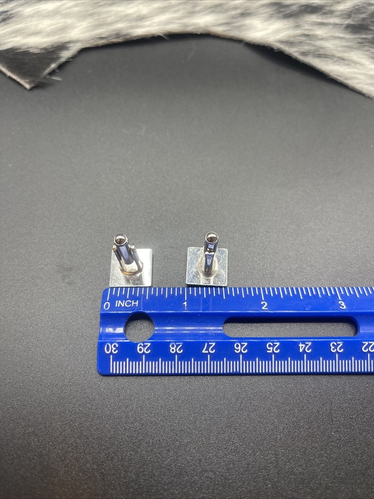 Stunning Silvertone Vintage Cuff Links #Q33