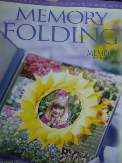 Memory Folding Scrapbooking Book With 4 Sheets Of Paper, Memory Makers