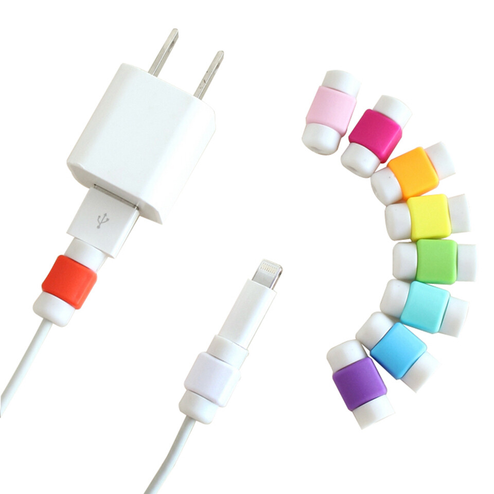 Waloo Cable Protectors Compatible with Apple Charging Cables (6-Pack)