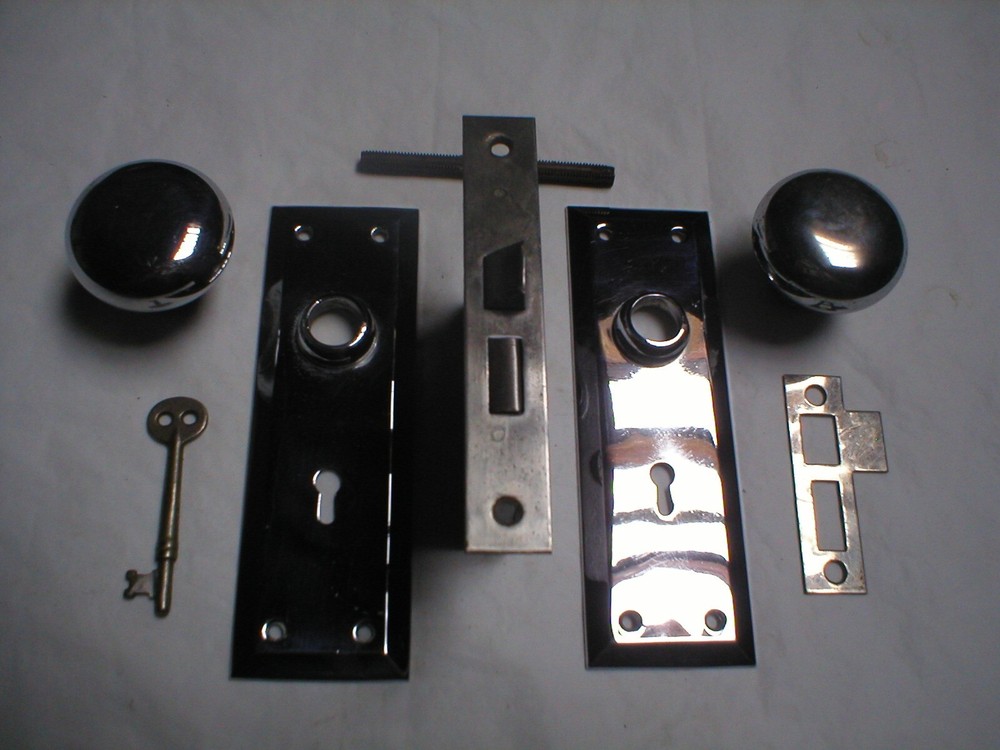 Antique Chrome Door Hardware