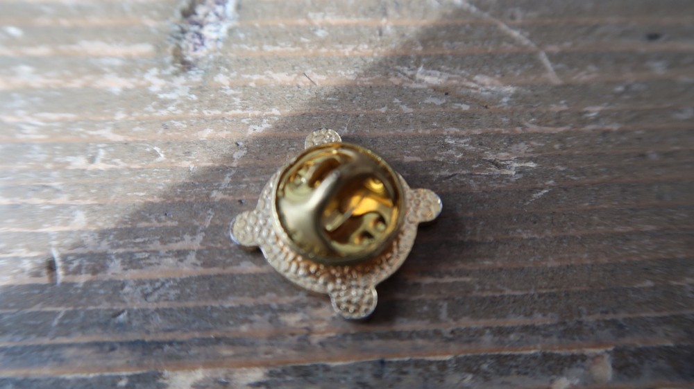 5/8" Enamel APPLE PEOPLE HOLDING HANDS Lapel Hat Pin