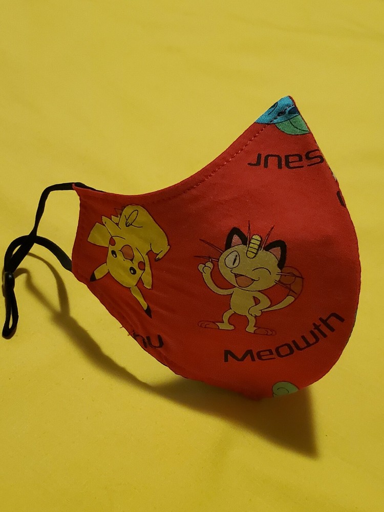 Youth Pokemon Adjustable Face Mask