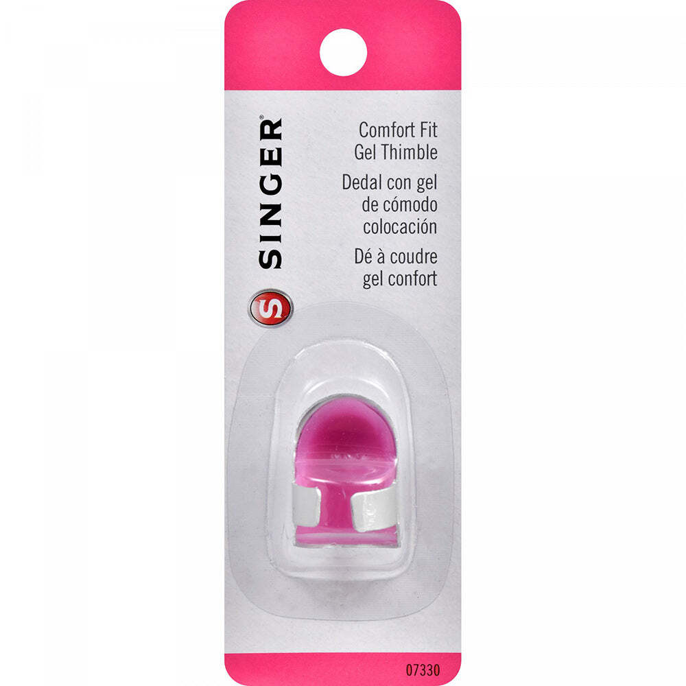 Singer Comfort Fit Gel Thimble with Extra Needle Puller