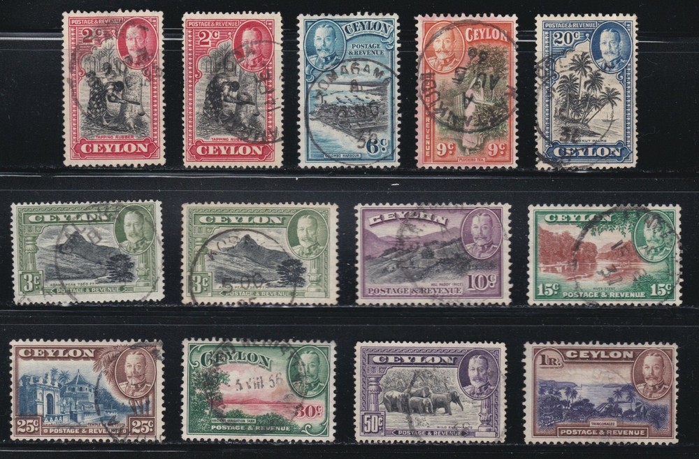 Ceylon - Scott #s 264-74