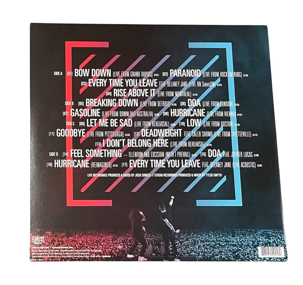 I Prevail Signed Autographed Post Traumatic Purple Vinyl Record Eric +3