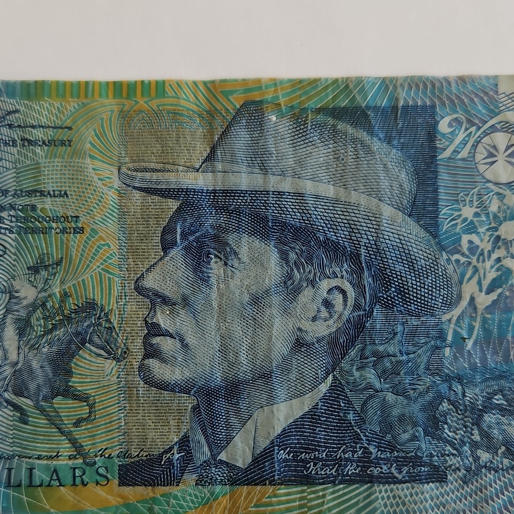 Australia $10 Polymer Banknote RE 3609884 Circulated