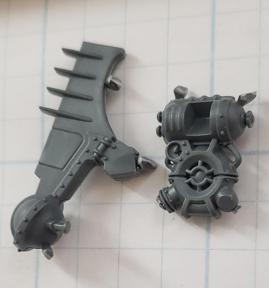 Warhammer Kharadron Overlords Bits Endrinrigger Power Backpack w Backvane #2932