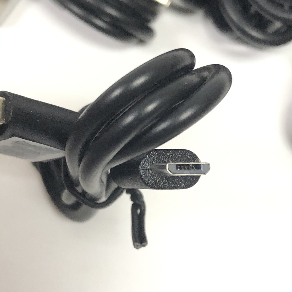 20 Count USB-A to USB-Micro B 2.0 2FT Charge Cable Only Black New