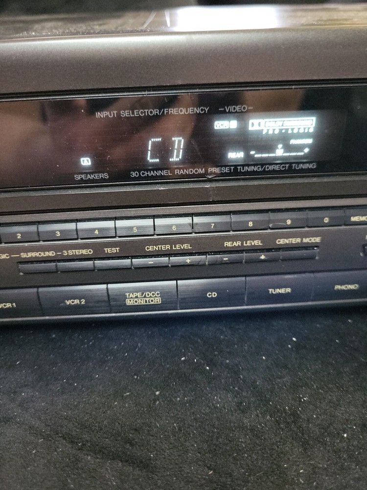 Vtg Technics AV Control Stereo Receiver SA-G9057-Powers On