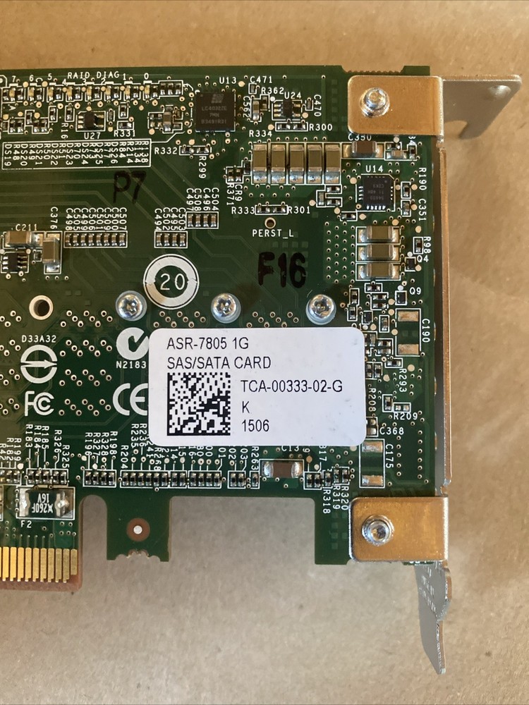 Adaptec ASR-7805 6Gbs SAS PCIe X8 -1GB Cache RAID Controller