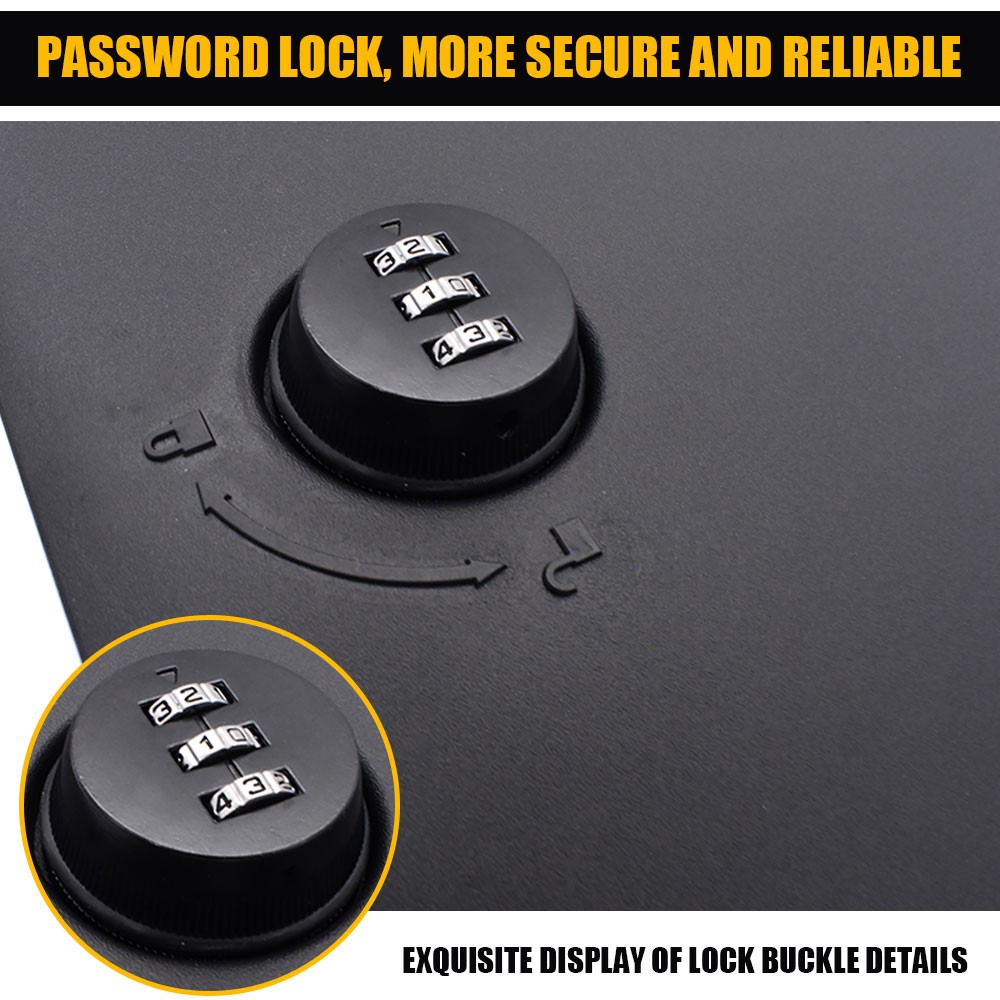 For 2022-2025 Ford Maverick Security Bed Partition Storage Bin with Code Lock