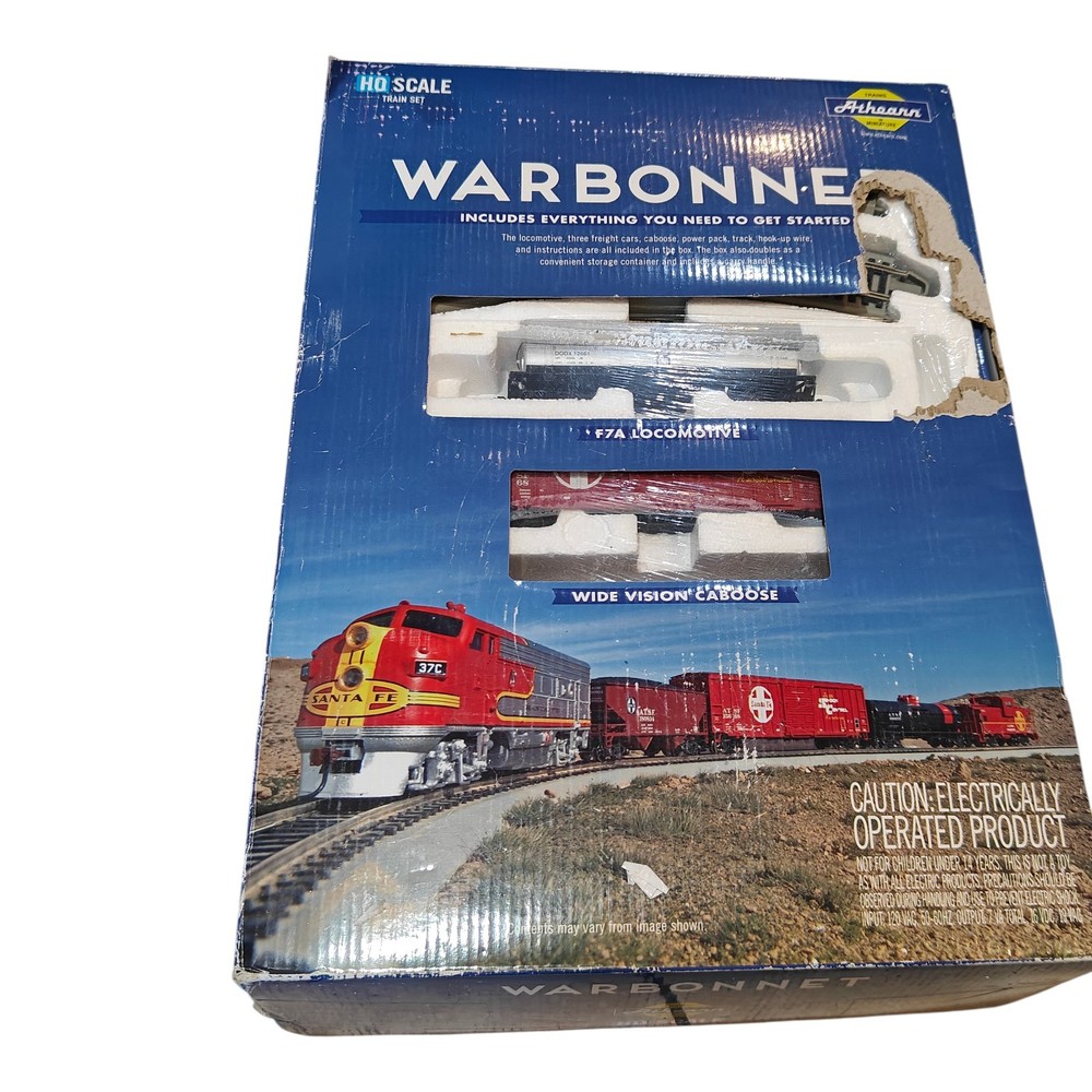Athearn HO Scale Santa Fe Warbonnet Train Set 29308