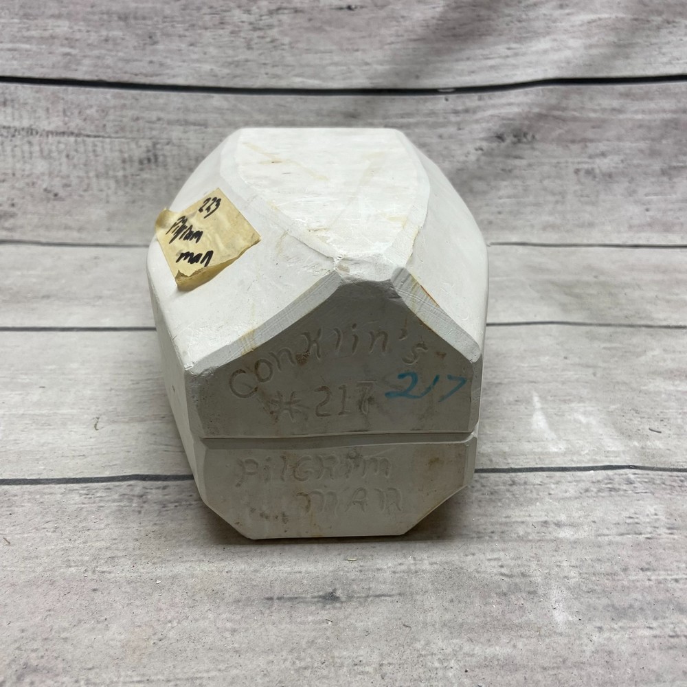 Vintage Conklins Ceramic Casting Mold Pilgrim Man #217