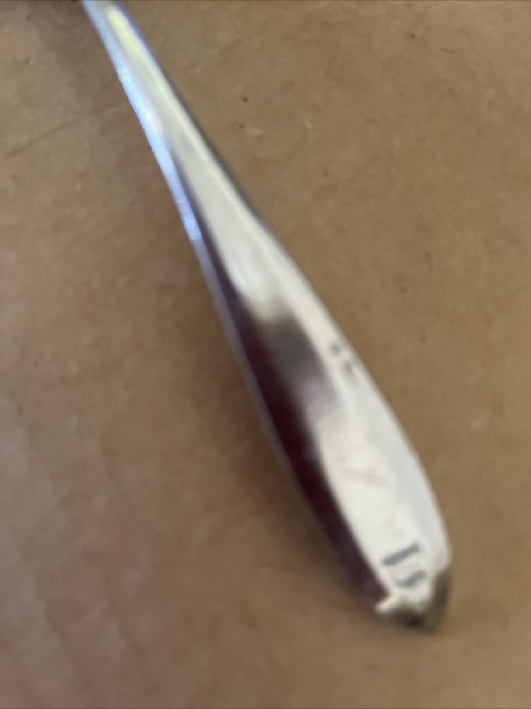 6” Community Plate Sugar Or Jam Spoon, Silver Plate,panelled