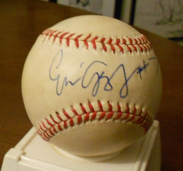 Eric Gregg (d) AUTOGRAPH Coleman ONLB No COA Umpire 7247
