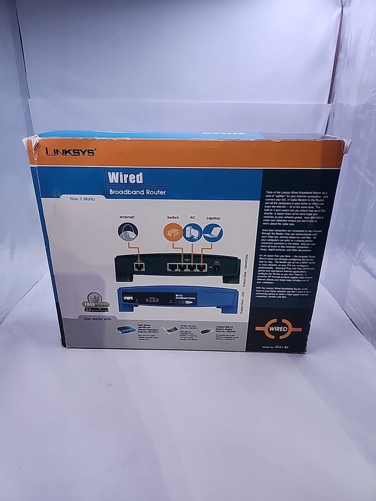 Linksys RT41-BU Cable/DSL Router With 4-Port Switch