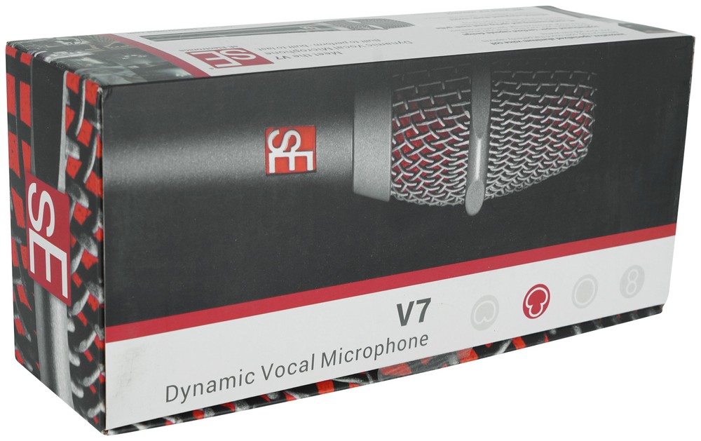 Se Electronics V7 All-Metal Dynamic Microphone Studio-Grade Supercardioid Mic