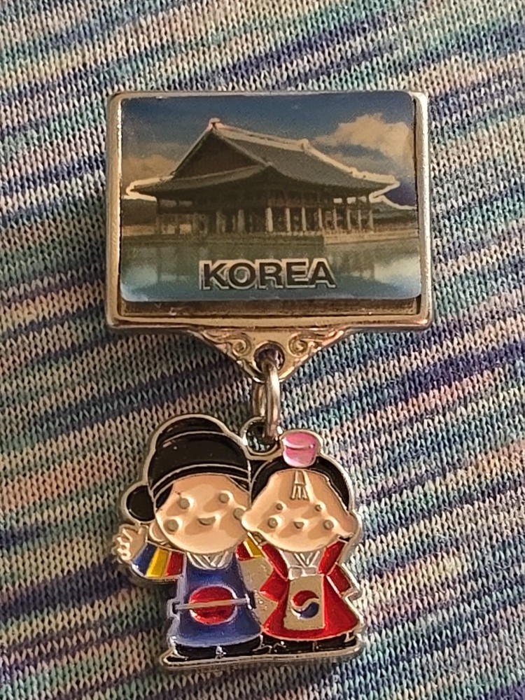 South Korean souvenir fridge magnet