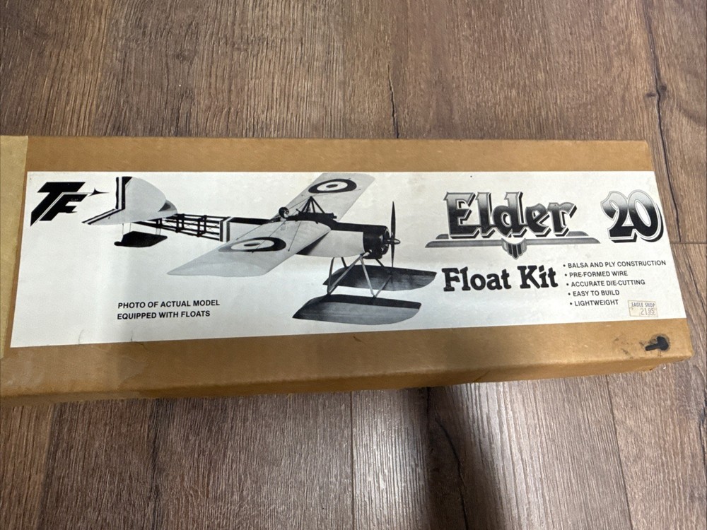 Top Flite ELDER 20 Float Kit New Open Box RC-32F