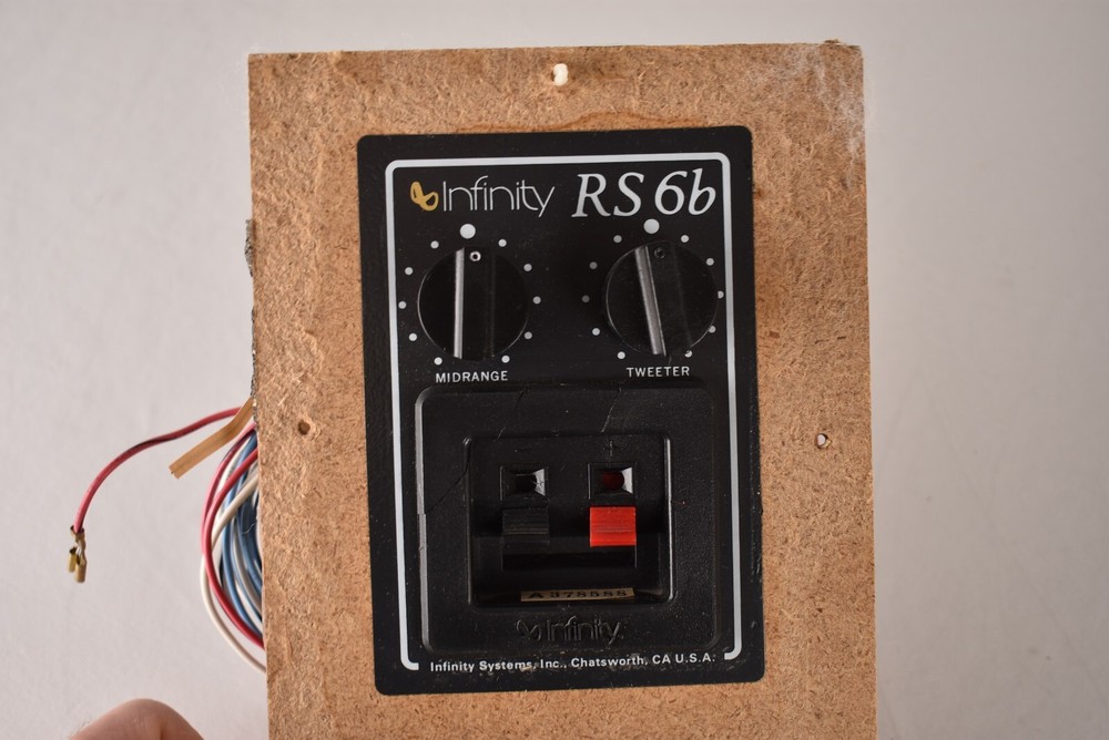 Single Vintage Infinity RS6b Crossover Binding Post -READ-