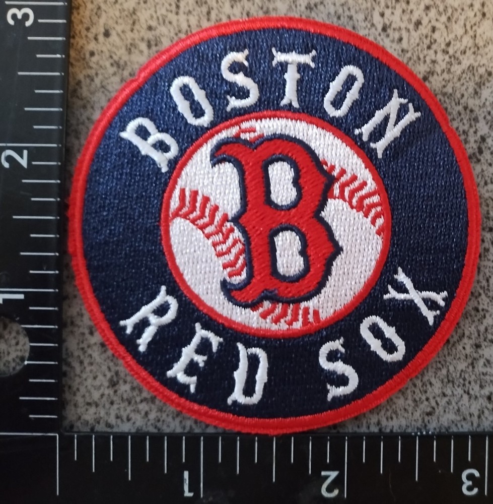 BOSTON RED SOX BASEBALL IRON ON PATCH - 2026