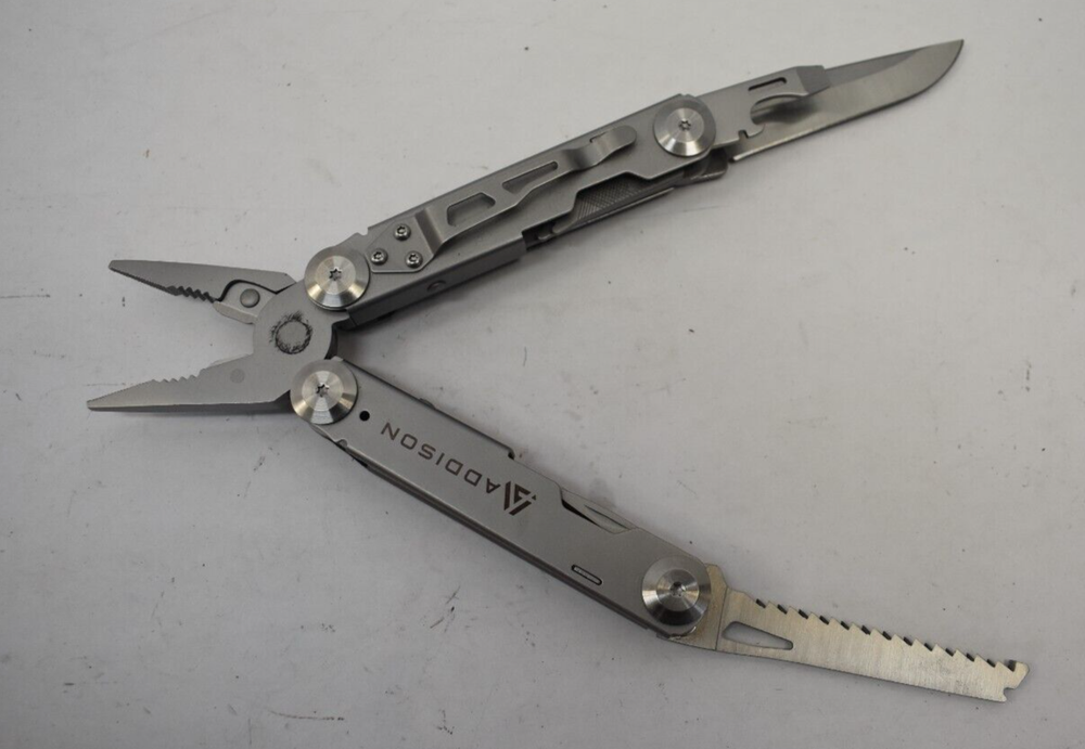 Cedar Creek Solutions Multi Tool 9 In 1 Addison Branded Pocket Size Folding