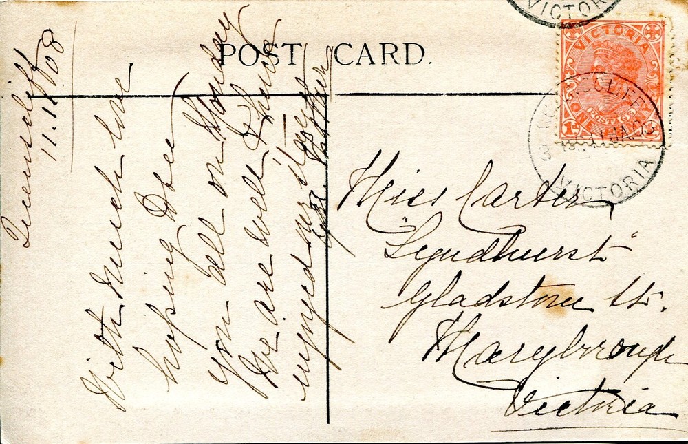 Reserve, Queenscliffe - Postcard