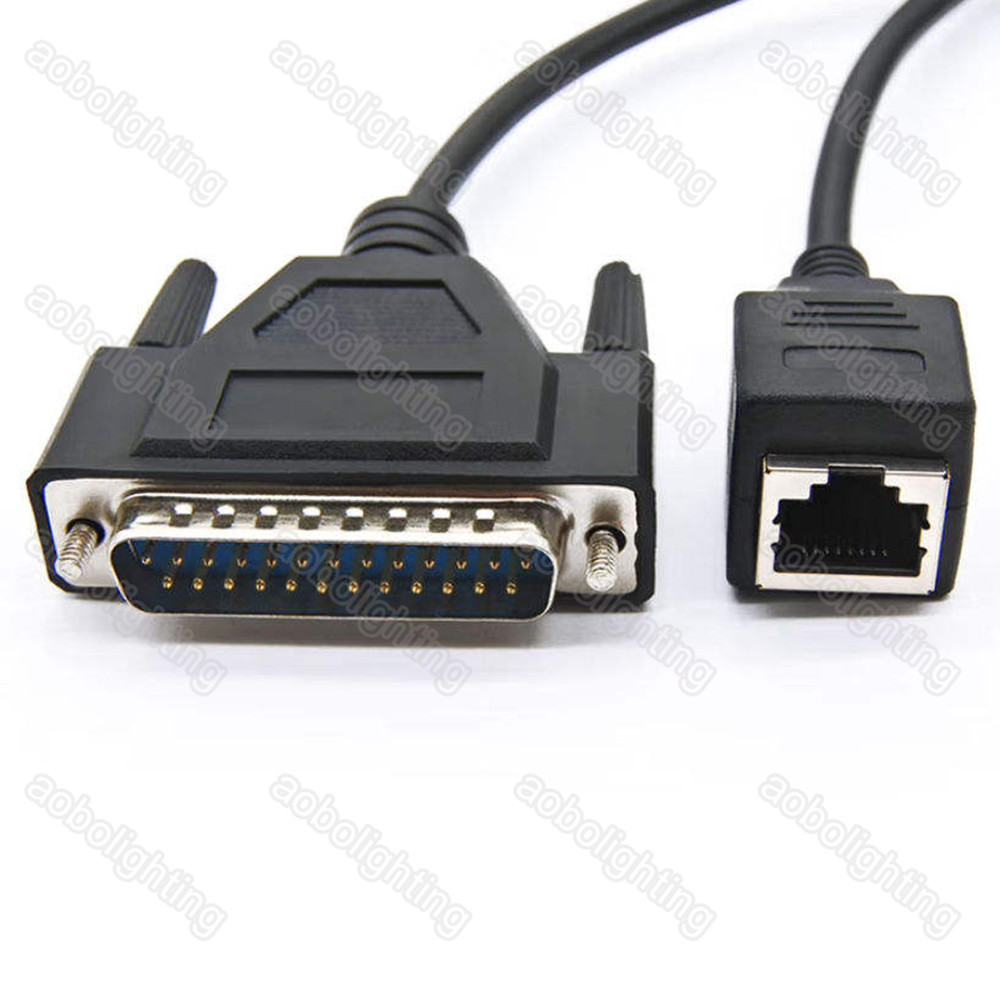 Stage Laser Light Conversion cable DJ FB3 FB4 Control cable DB25 to Network Line