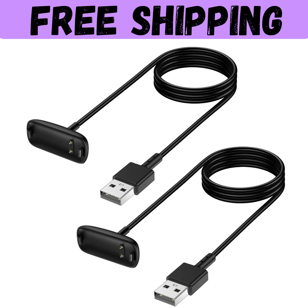 Fitbit Inspire 3 Charger Cable 2 Pack 3.3Ft