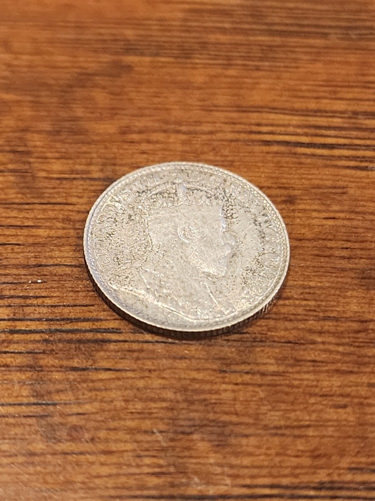 1907 Canada 5 Cents Silver Coin